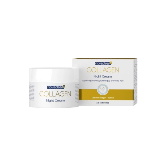 Ujędrniająco - wygładzający  krem na noc Novaclear Collagen