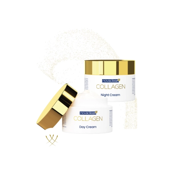 Zestaw ujędrniająco-wygładzający: krem na dzień + krem na noc Novaclear Collagen